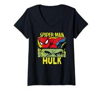 Mujer Marvel Studios Spider-Man: Brand New Day Spidey & The Hulk Camiseta Cuello V