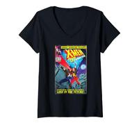 Mujer Marvel Studios X-Men '97 Cyclops & Jean Grey Cover Homage Camiseta Cuello V