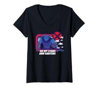 Mujer Marvel Studios X-Men '97 Season 2 Beast My Stars and Garters Camiseta Cuello V