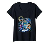 Mujer Marvel Studios X-Men '97 Season 2 Cable and X-Force Team Camiseta Cuello V