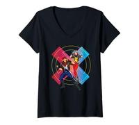 Mujer Marvel Studios X-Men '97 Season 2 Cyclops & Jean Grey X-Logo Camiseta Cuello V