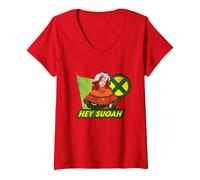 Mujer Marvel Studios X-Men '97 Season 2 Rogue Hey Sugah Camiseta Cuello V