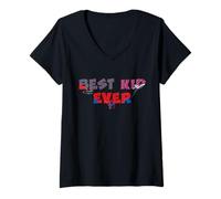 Mujer Marvel Super Heroes Best Kid Ever Spider-Man Team Spidey Camiseta Cuello V