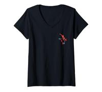 Mujer Marvel Super Heroes Spider-Man Classic Pocket Art Camiseta Cuello V