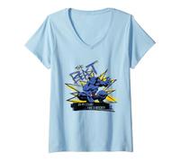 Mujer Marvel Super Heroes X-Men Beast Oh My Stars & Garters Quote Camiseta Cuello V