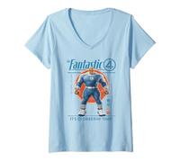 Mujer Marvel The Fantastic Four: First Steps Clobberin' Time Ben Camiseta Cuello V
