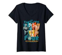 Mujer Marvel The Fantastic Four: First Steps Fantastic 4 & HERBIE Camiseta Cuello V