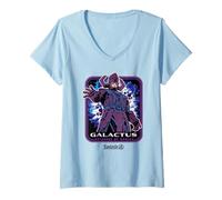 Mujer Marvel The Fantastic Four: First Steps Galactus Epic Shot Camiseta Cuello V