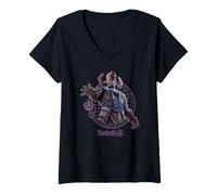 Mujer Marvel The Fantastic Four: First Steps Galactus Retro Shot Camiseta Cuello V