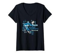 Mujer Marvel The Fantastic Four: First Steps Mr. Fantastic Logo Camiseta Cuello V