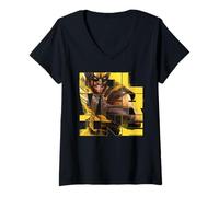 Mujer Marvel Wolverine Game Key Art Name Fill 2026 Video Game Camiseta Cuello V