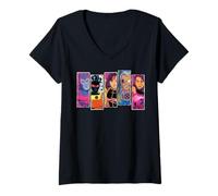 Mujer Marvel X-Men '97 Archangel Sunspot Jubilee Cable Psylocke Camiseta Cuello V