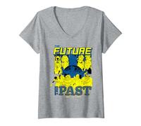 Mujer Marvel X-Men '97 The Future The Past Lost In Time Group Shot Camiseta Cuello V