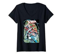 Mujer Marvel X-Men Demons and Death from The Ashes Comic Cover Camiseta Cuello V