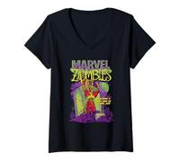 Mujer Marvel Zombies Halloween Camiseta Cuello V