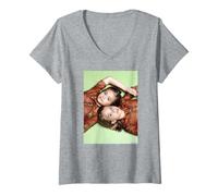 Mujer Mary-Kate Ashley Olsen Twins Full House por Michael Grecco Camiseta Cuello V