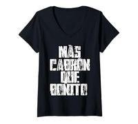 Mujer Mas Cabron Que Bonito Mexicans Slang Words Spanish Saying Camiseta Cuello V