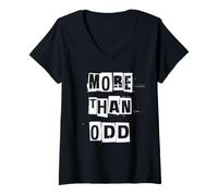 Mujer Más Que extraño Camiseta Cuello V