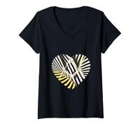 Mujer Masonic_Symbol Shades of Universal Brotherhood Camiseta Cuello V