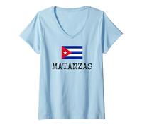 Mujer Matanzas País Cuba Viaje Familiar Niños Hombres Mujeres Camiseta Cuello V