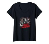 Mujer Matemáticas Gottfried Wilhelm Leibniz Filosofía Camiseta Cuello V