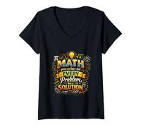 Mujer Math Gives Us Hope Every Problem Has A Solution Creative Fun Camiseta Cuello V