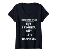 Mujer Mathematics of Life Complex Equation Formula Math Lover Fun Camiseta Cuello V