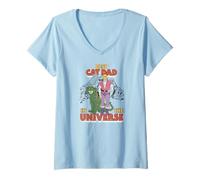 Mujer Mattel - He-Man Masters of The Universe - Cat Dad Best Camiseta Cuello V