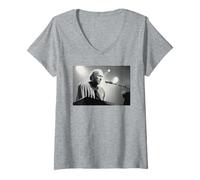 Mujer Maurice Gibb de los Bee Gees E.S.P. One Live 1989 Camiseta Cuello V