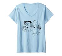Mujer MAX y Moritz (con Firma) Camiseta Cuello V