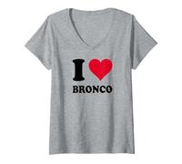 Mujer Me Encanta Bronco Camiseta Cuello V