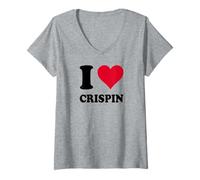 Mujer Me Encanta Crispin Camiseta Cuello V