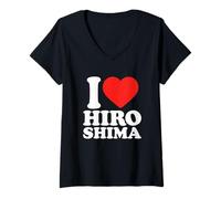 Mujer Me Encanta Hiroshima Camiseta Cuello V