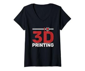 Mujer Me Encanta la impresión 3D - Amantes de Las impresoras 3D Camiseta Cuello V
