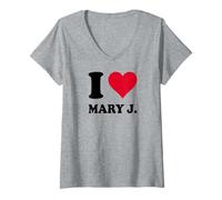 Mujer Me Encanta Mary J. Camiseta Cuello V