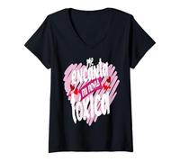 Mujer Me Encanta Mi Novia Toxica Mexican Sarcastic Latinos Saying Camiseta Cuello V