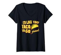 Mujer Me gustaría que ese taco se vaya Camiseta Cuello V