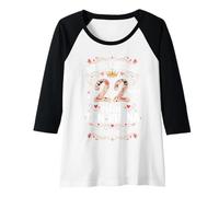 Mujer Me Ha Costado 22 Años Estar Tan Buena Regalo Cumpleaños Camiseta Manga Raglan