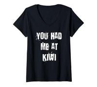 Mujer Me tenías en Kiwi Camiseta Cuello V