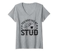 Mujer Me tenías en Stud Funny Poker Player Camiseta Cuello V