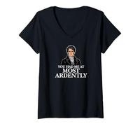 Mujer Me tuviste a lo Sumo ardientemente Mr. Darcy Funny Camiseta Cuello V