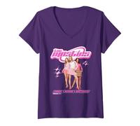 Mujer Mean Girls Y2K The Plastics Portrait Movie Camiseta Cuello V