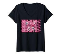 Mujer Mecánico de coches Chica Garaje Llave Mamá Las Mujeres No Pueden Qué Camiseta Cuello V