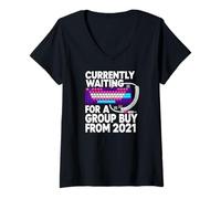 Mujer Mechanical Keyboard Group Buy Meme Keeb Switch Camiseta Cuello V