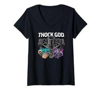 Mujer Mechanical Keyboard Thock God Custom Switch Camiseta Cuello V