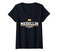 Mujer Medellin Colombia Camiseta Cuello V