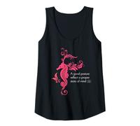 Mujer Meditaciones de Yoga Gráfico del Caballito de mar Camiseta sin Mangas