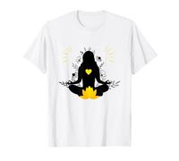 Mujer meditando Yoga Espiritualidad Mindfulness Paz Camiseta