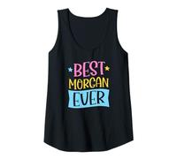 Mujer Mejor Nombre Personalizado a Juego de Morgan Ever Camiseta sin Mangas