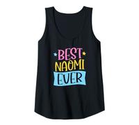 Mujer Mejor Nombre Personalizado a Juego de Naomi Ever Camiseta sin Mangas
